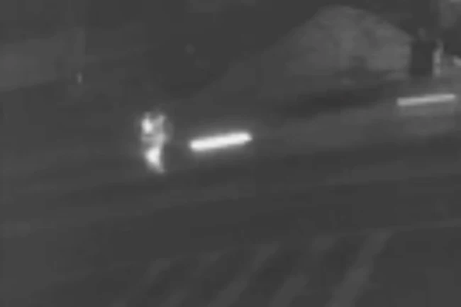 Düzce'de polis memuruna çarpma anı güvenlik kamerasında