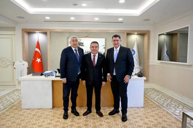 TESK Başkanı Palandöken'den Başkan Böcek'e ziyaret