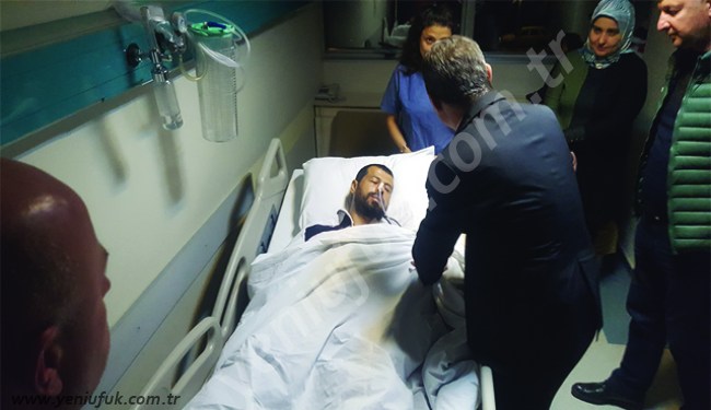 İLK ZİYARET KAYMAKAM MADENOĞLU VE BAŞKAN UYSAL'DAN..