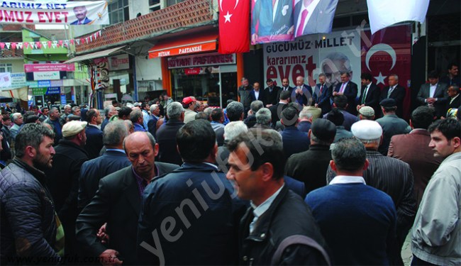 ORMANLI'DA 'EVET' BÜROSU AÇILDI..