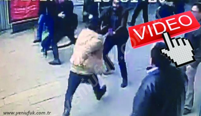 BIÇAKLI SALDIRI ANI KAMERALARDA..