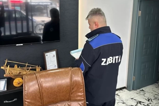 Bursa'da İnegöl Zabıtası'ndan emlakçılara yakın mercek