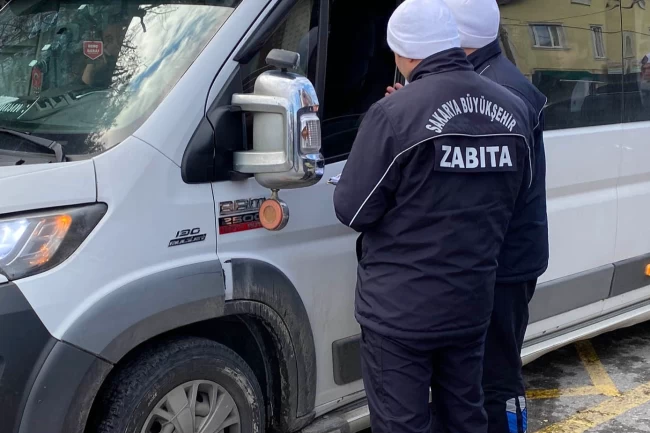 Sakarya'da öğrencilerin güvenliği için sahada tek tek denetim yaptılar