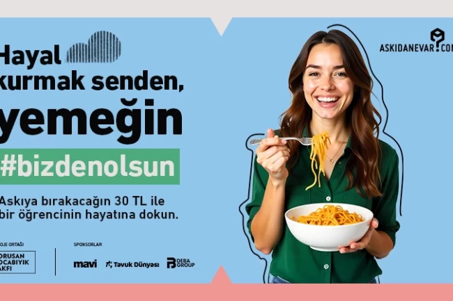 Askıda Ne Var, 1 milyon öğün hedefiyle "#BizdenOlsun" diyor