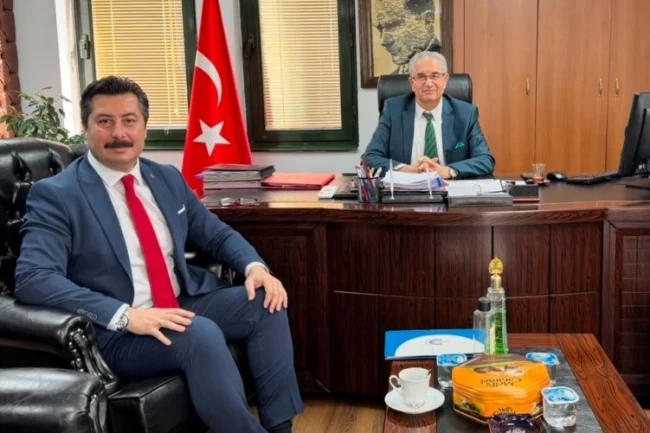 Ercan Özel, Vali Yardımcısı Doğan'ı ziyaret etti