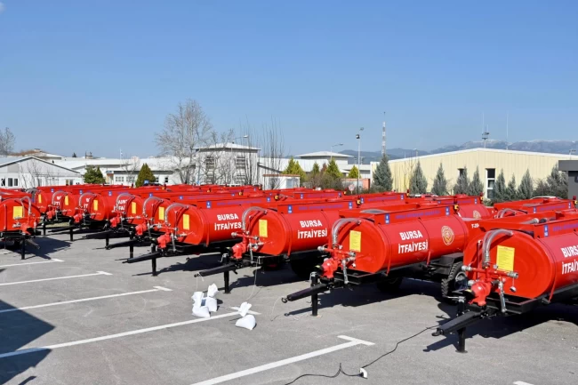 Bursa Büyükşehir'den kırsal mahallelere yangın tankeri