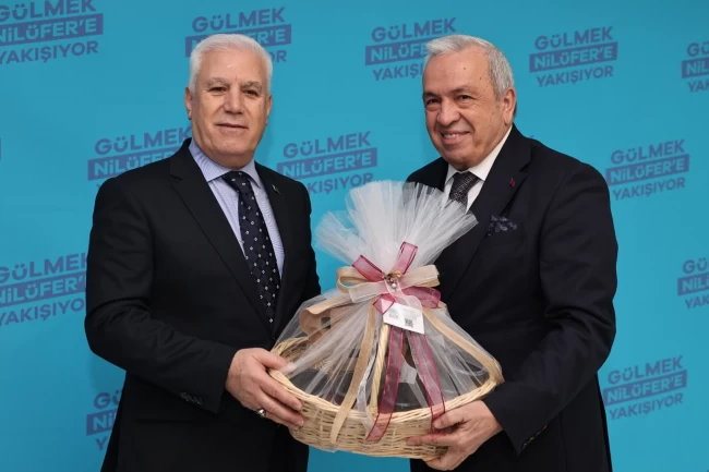 Başkan Bozbey'den Başkan Şadi Özdemir'e ziyaret