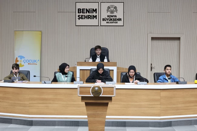 Konya Çocuk Meclisi 'çözüm odaklı' toplandı