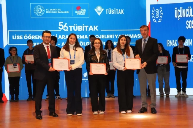 Sakaryalı liselilerden TÜBİTAK'ta 4 derece
