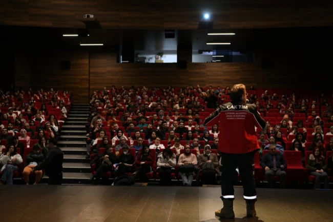 Kocaeli'de ÇAK-TİM'den afet farkındalık eğitimi