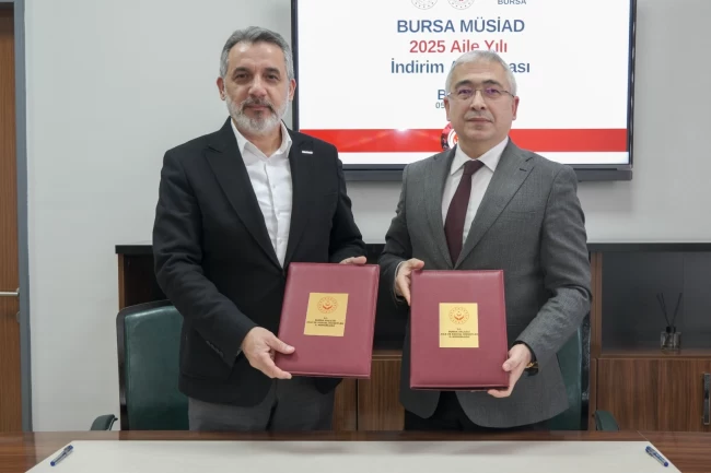 MÜSİAD Bursa'dan ailelere özel yüzde 15 indirim desteği