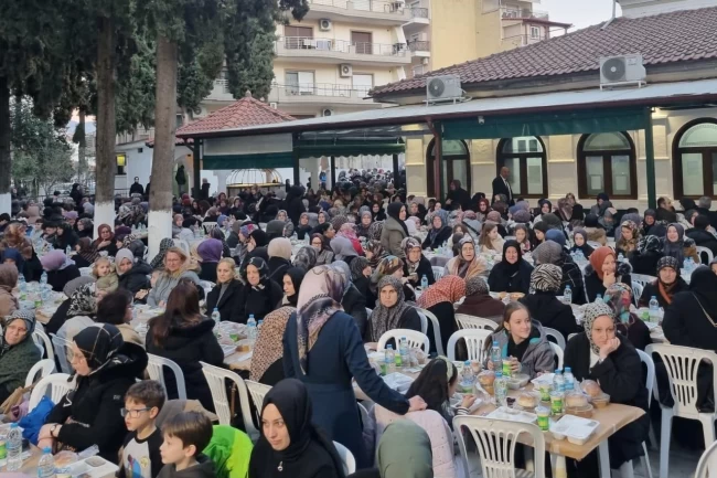 Bursa Osmangazi İskeçe'de kardeşlik iftarına katıldı