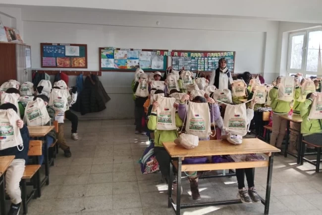 Öğrencilere İklim Değişikliği ve Sıfır Atık" farkındalık eğitimi