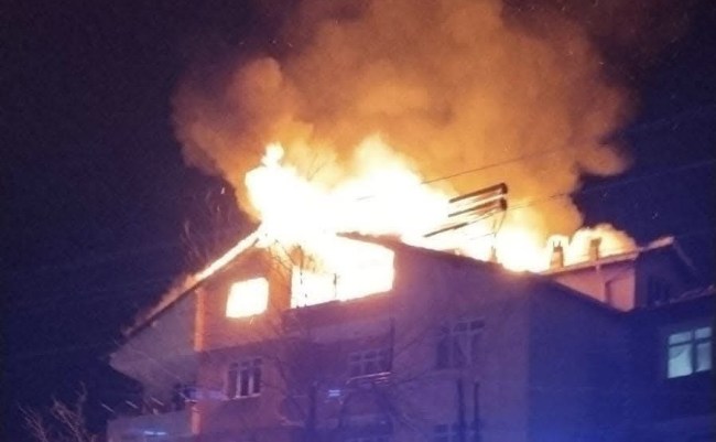 Kdz.Ereğli’de ev yangını