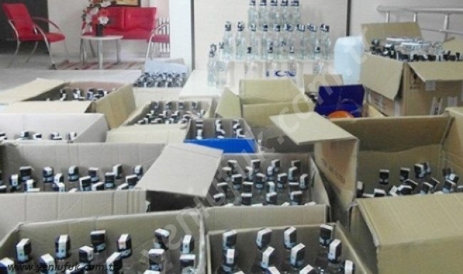 JANDARMA'DAN KAÇAK İÇKİ OPERASYONU!..