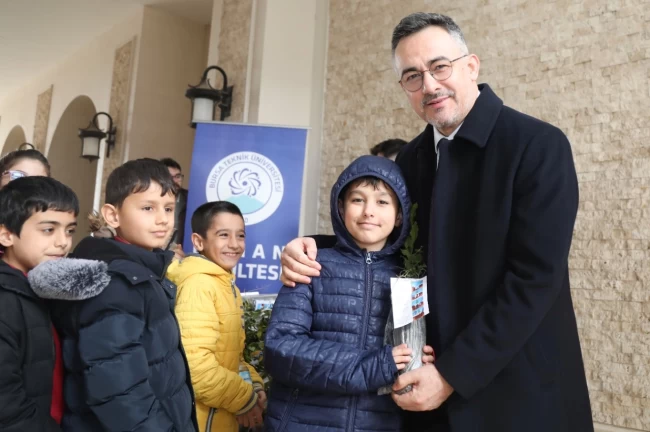 Bursa Teknik Üniversitesi'nden ilköğretime ‘Yeşil Vatan' bilinci
