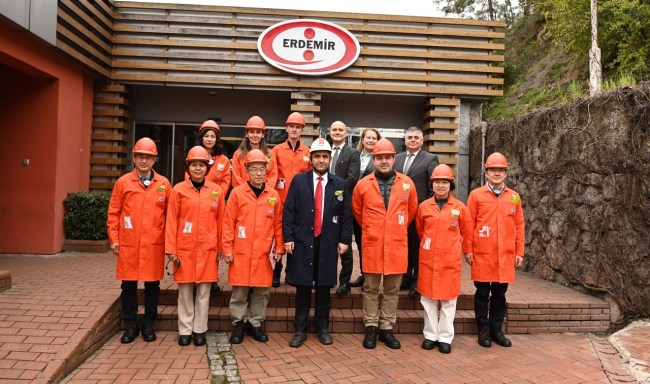 Dünya çelik kurumları Erdemir'de