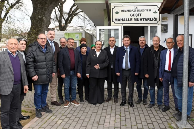 Başkan Aydın Bursa'da mahalle mahalle geziyor!
