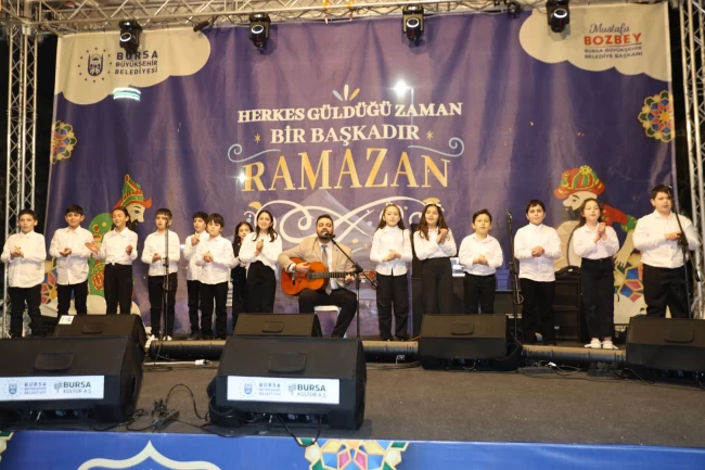 Bursalı çocuklardan Su Günü'ne özel konser