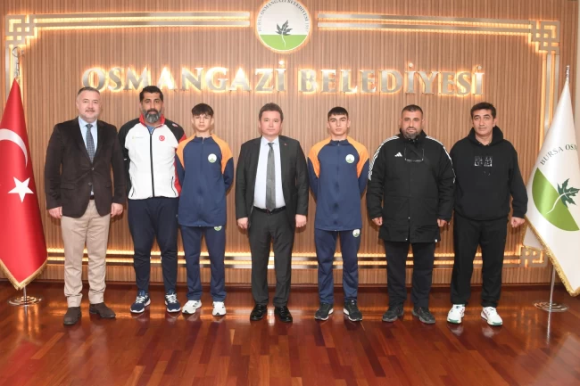 Milli sporcular Osmangazi'den Dünya Şampiyonası'na uğurlandı