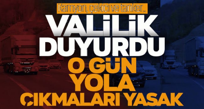 3 gün boyunca trafiğe çıkamayacaklar
