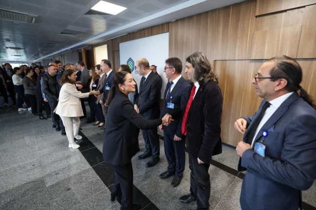 İstanbul'da Başkan Ovalıoğlu personeliyle bayramlaştı