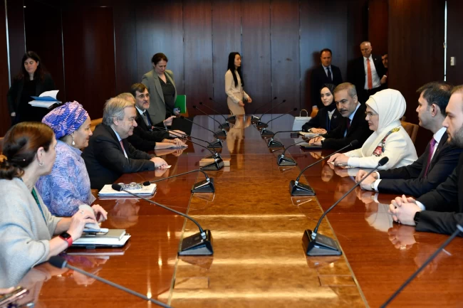 Emine Erdoğan'dan BM'de 'sıfır atık' görüşmesi