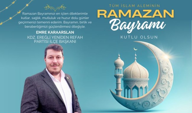 Emre Karaarslan Ramazan Bayramı mesajı