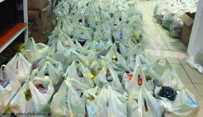 116 AİLEYE GIDA YARDIMI