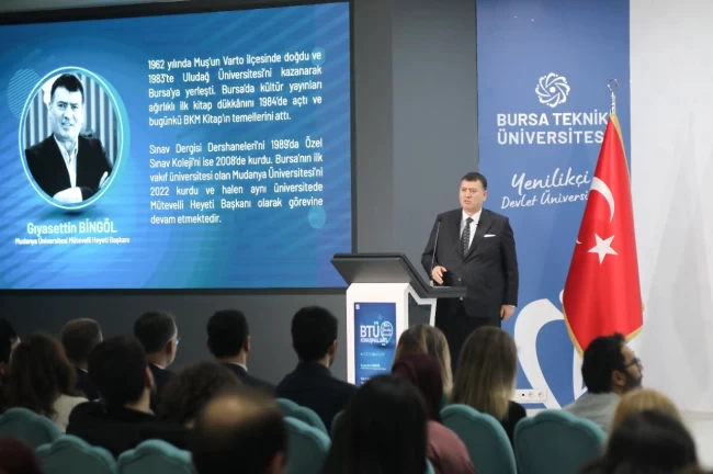 BTÜ Konuşmaları'na Gıyasettin Bingöl konuk oldu
