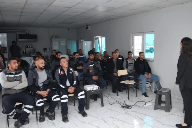 BASKİ personeline "Asbestli Hat Söküm Eğitimi"