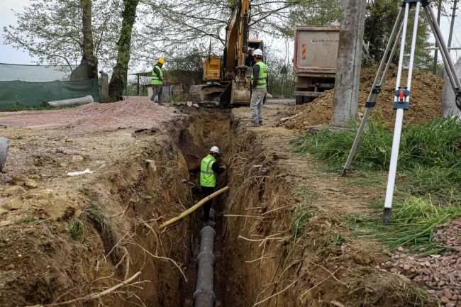 Hattın uzunluğu 7 kilometre olacak: Camili'de atık su altyapısının yüzde 50'si tamam