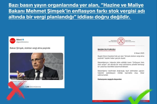 Maliye'den 'stok vergisi' iddialarına açıklama