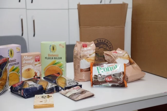 Kayseri Talas'tan çölyak hastalarına gıda paketi