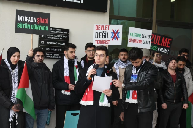 BTÜ'lü öğrenciler Gazze için tek yürek