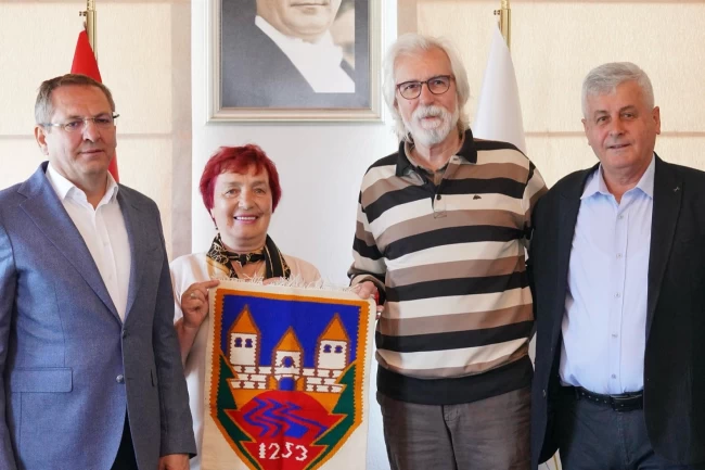 Ayvalık Belediye Başkanı Ergin, Sjenica'lı konukları ağırladı