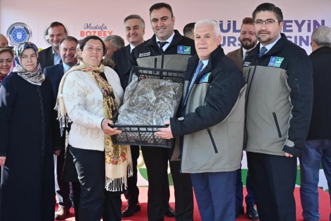 Bursa'dan çiftçiye 1,2 milyon adet çilek fidesi