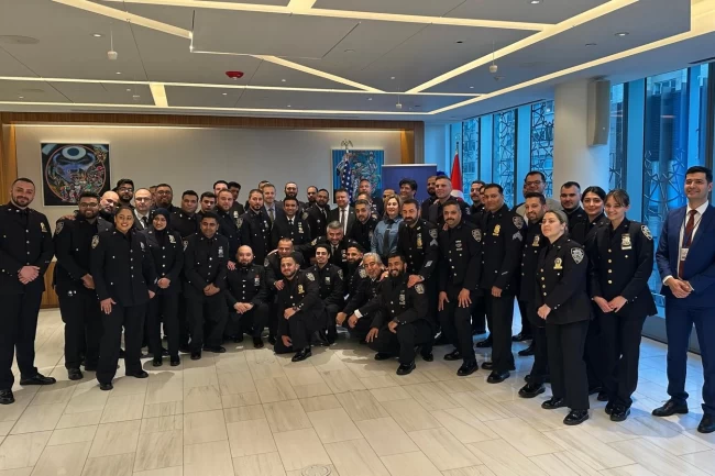 New York Türkevi'nde Türk ve Müslüman polisler bir araya geldi