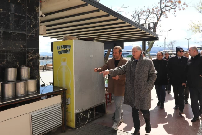 Mudanya sahilinde işgal ve seyyar denetimi