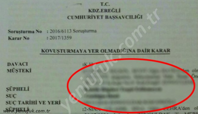 SAVCI KARARINI VERDİ: "KOVUŞTURMAYA YER YOKTUR!.."