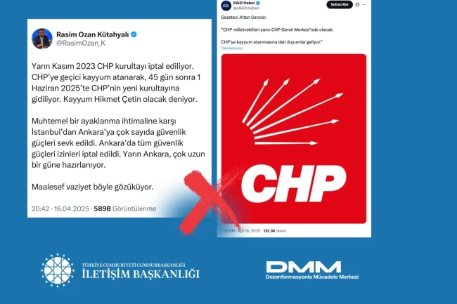 'CHP'ye kayyum atanıyor' iddiaları manipülasyon!