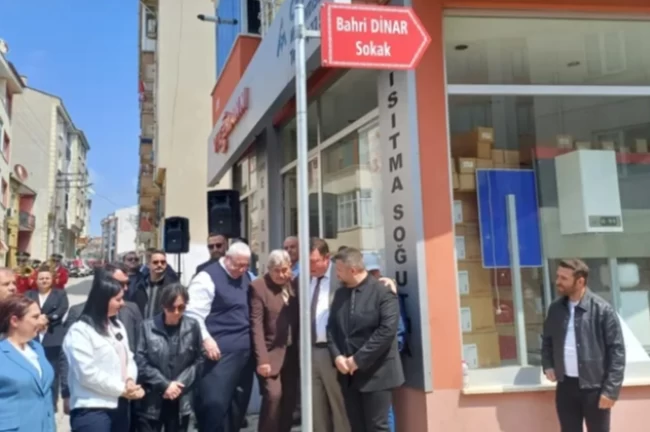 Edirne'de Bahri Dinar'ın adı artık sokağında yaşayacak