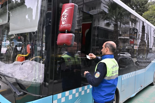 Manisa'da toplu ulaşım araçlarına geniş çaplı denetim