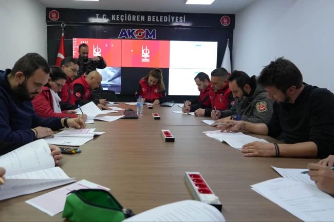 Ankara Keçiören'de 'afet farkındalık eğitmeni' eğitimi