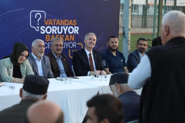 Bursa İnegöl'de mahalle buluşmaları yeniden başladı