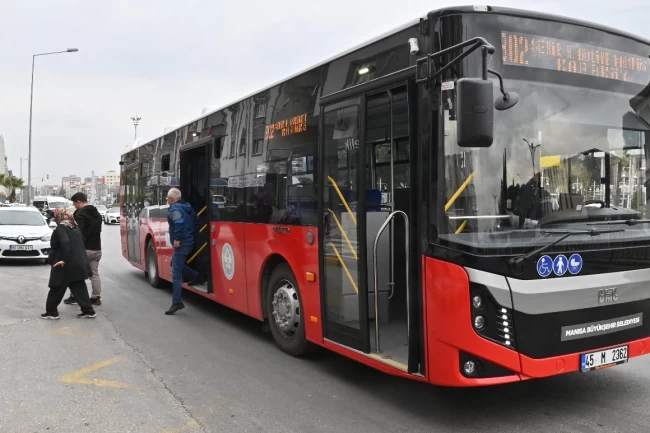 Manisa'da 23 Nisan'da ücretsiz ulaşım hizmeti