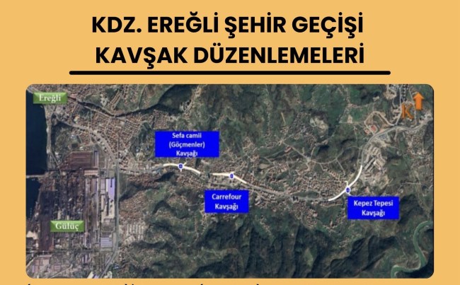 Kdz.Ereğli’deki trafik işkencesine düzenleme geliyor