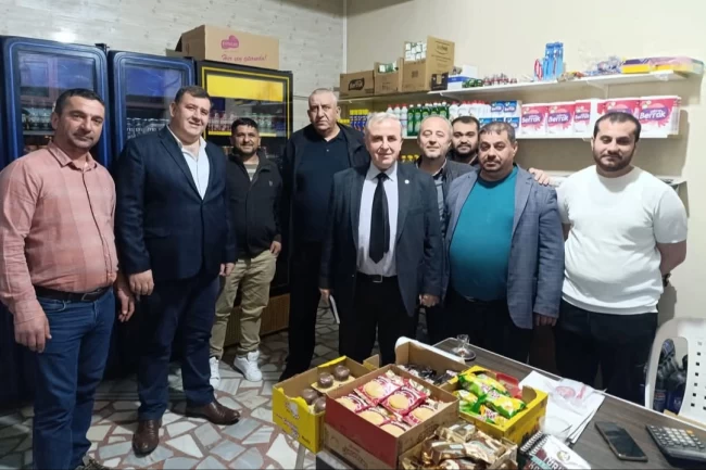 Keşan Sebze Bakkal ve Manavlar'dan Paşayiğit'e ziyaret