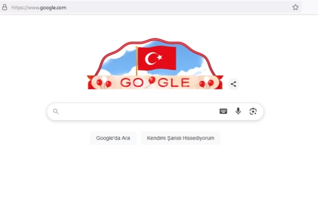 Google'dan 23 Nisan doodle'ı