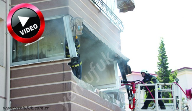 CİNNET GEÇİRDİ, EVİ PATLATTI!..